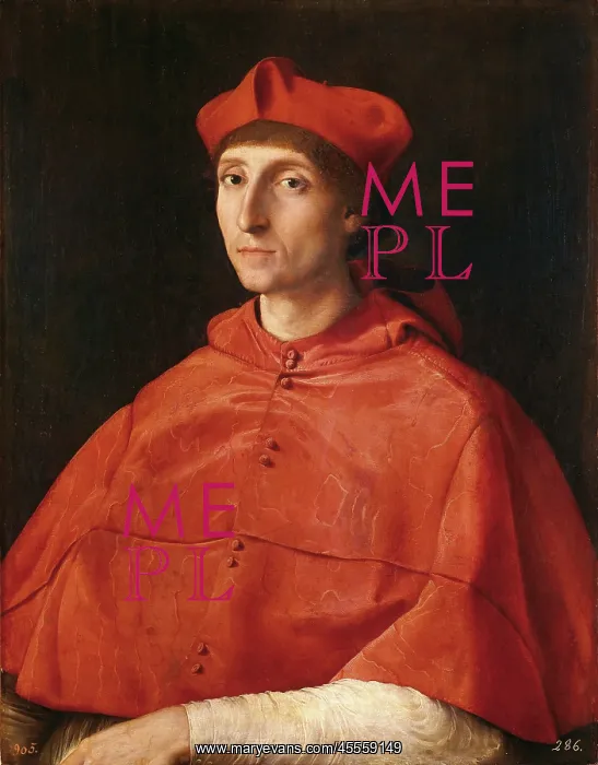 : Portrait of a Cardinal, by Raphael : Portrait of a Cardinal, by Raphael