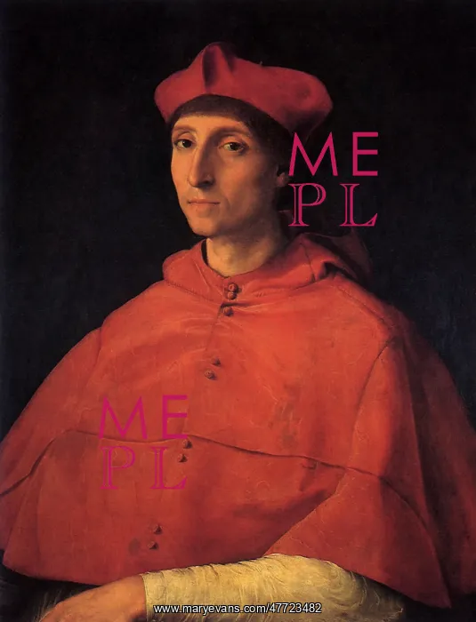  : Portrait of a Cardinal, by Raphael