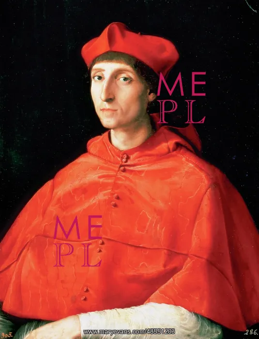 : Portrait of a Cardinal, by Raphael : Portrait of a Cardinal, by Raphael