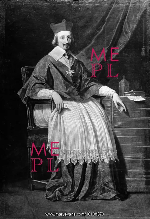 : Portrait of Cardinal Richelieu : Portrait of Cardinal Richelieu