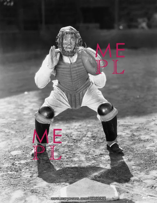 : Portrait of catcher : Portrait of catcher