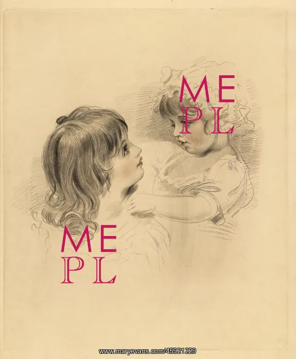 : Portrait of two children : Portrait of two children
