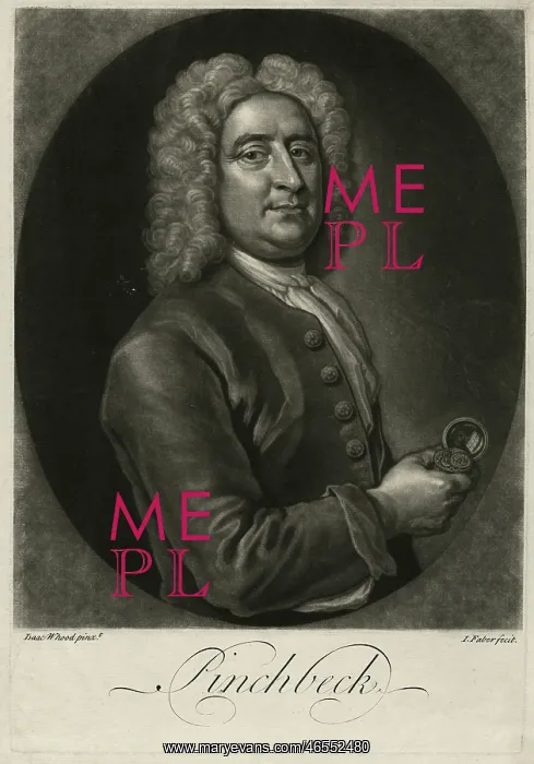 : Portrait of Christopher Pinchbeck : Portrait of Christopher Pinchbeck