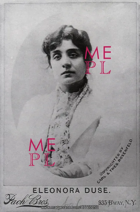  : Portrait of Comedienne Eleonora Duse