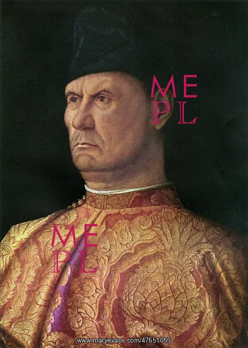 : Portrait of a Condottiere by Giovanni Bellini : Portrait of a Condottiere by Giovanni Bellini