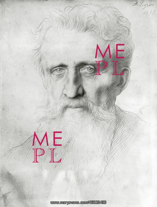: Portrait of Constantin Meunier : Portrait of Constantin Meunier