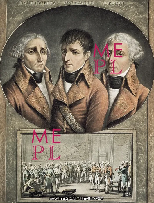 : Portrait of the Three Consuls of the Republic and : Portrait of the Three Consuls of the Republic and