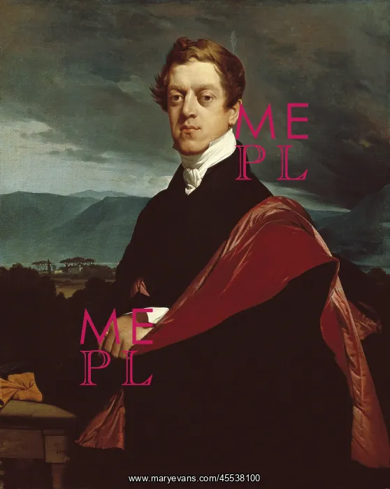 : Portrait of Count Nikolay Guryev, by Ingres : Portrait of Count Nikolay Guryev, by Ingres