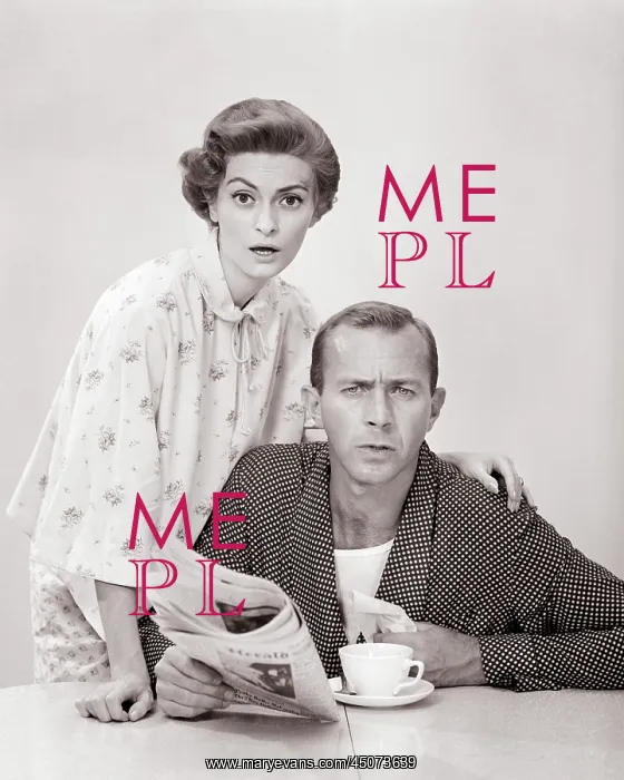 : Portrait Couple in Bathrobes Looking at Camera with : Portrait Couple in Bathrobes Looking at Camera with