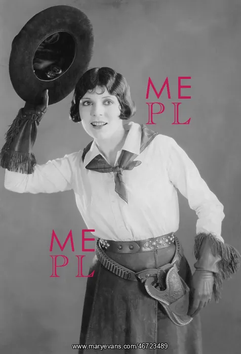  : Portrait of cowgirl
