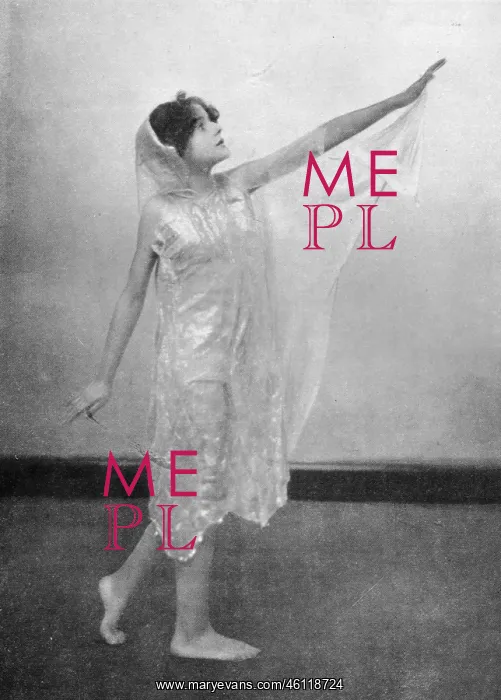 : A portrait of the dancer Odette Goimbault, 1916 : A portrait of the dancer Odette Goimbault, 1916