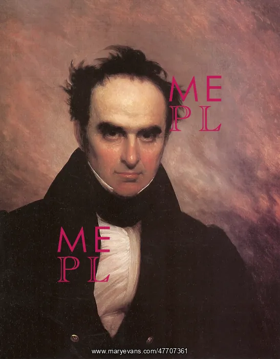: Portrait of Daniel Webster, Black Dan 1835 : Portrait of Daniel Webster, Black Dan 1835
