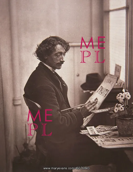 : Portrait of display-card painter, London : Portrait of display-card painter, London