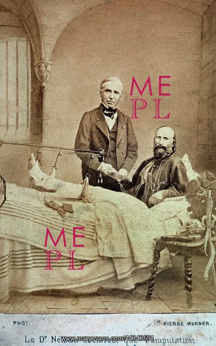 : Portrait of dr. Nelaton and : Portrait of dr. Nelaton and