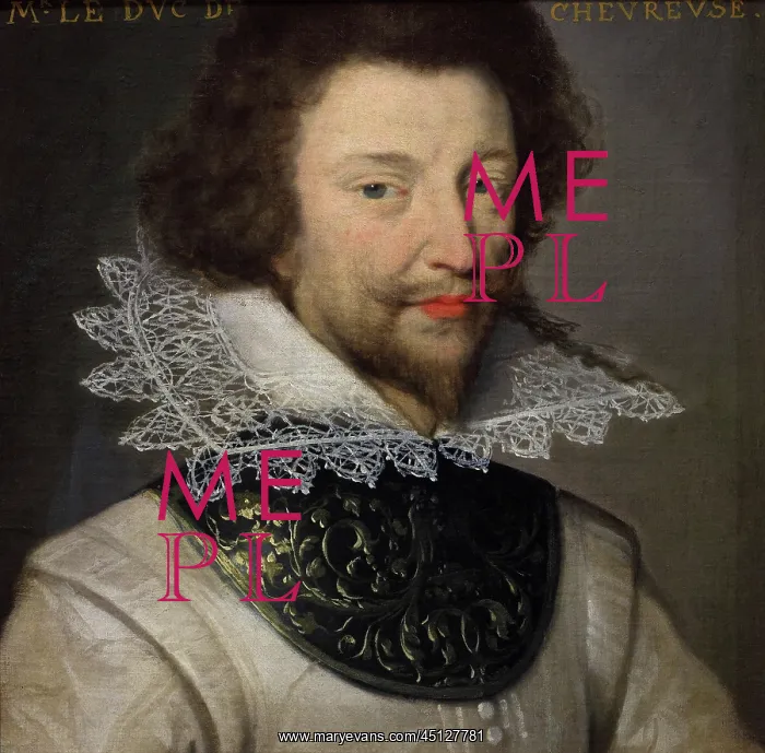 : Portrait of the Duke of Chevreuse, Musee des Beaux-Arts : Portrait of the Duke of Chevreuse, Musee des Beaux-Arts