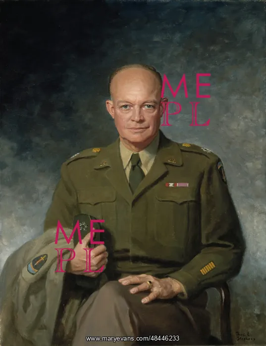 : Portrait of Dwight D. Eisenhower, 34th U.S. President : Portrait of Dwight D. Eisenhower, 34th U.S. President
