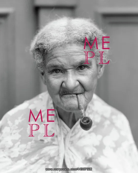 : Portrait of Elderly Woman Looking at Camera Smoking a P : Portrait of Elderly Woman Looking at Camera Smoking a P