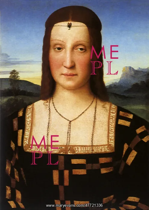 : Portrait of Elisabetta Gonzaga, by Raphael : Portrait of Elisabetta Gonzaga, by Raphael
