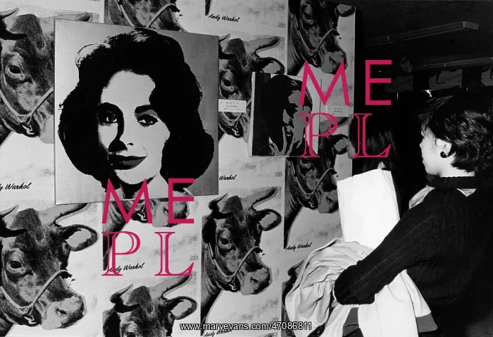 : Portrait of Elizabeth Taylor by Andy Warhol : Portrait of Elizabeth Taylor by Andy Warhol