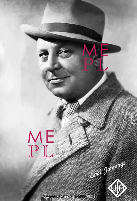 : Portrait of Emil Jannings, 1930 : Portrait of Emil Jannings, 1930