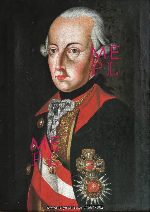 : Portrait of Emperor Joseph II. Anonymous. Photograph by? : Portrait of Emperor Joseph II. Anonymous. Photograph by?