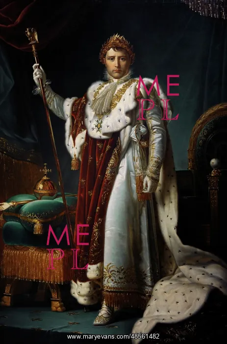 : Portrait of Emperor Napoleon I, c. 1805-1815, by studio of F : Portrait of Emperor Napoleon I, c. 1805-1815, by studio of F