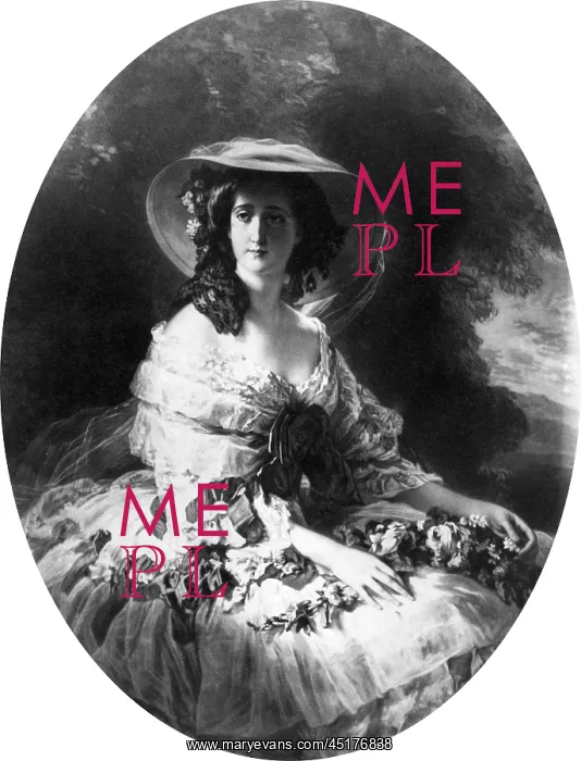 : Portrait of the Empress Eugenie : Portrait of the Empress Eugenie
