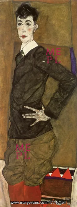  : Portrait of Erich Lederer, by Schiele