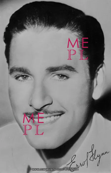 : Portrait of Errol Flynn : Portrait of Errol Flynn