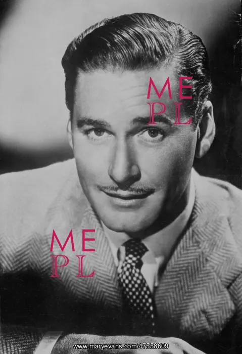 : Portrait of Errol Flynn : Portrait of Errol Flynn