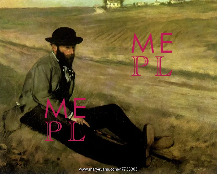  : Portrait of Eugene Manet, by Degas
