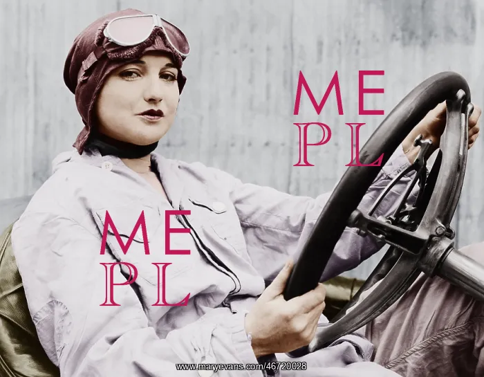 : Portrait of female driver : Portrait of female driver