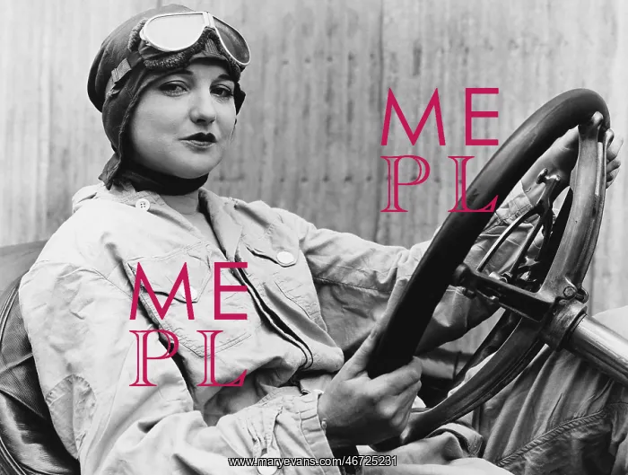 : Portrait of female driver : Portrait of female driver