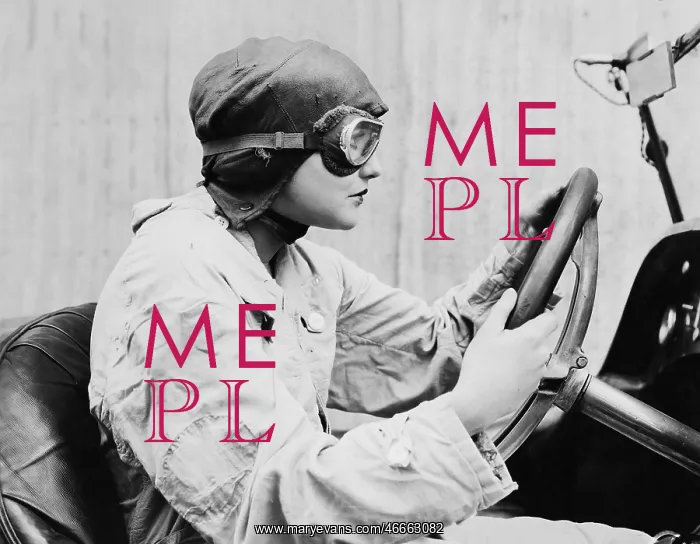 : Portrait of female racecar driver : Portrait of female racecar driver