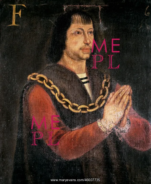 : Portrait of Ferdinand II the Cathlic in prayer : Portrait of Ferdinand II the Cathlic in prayer