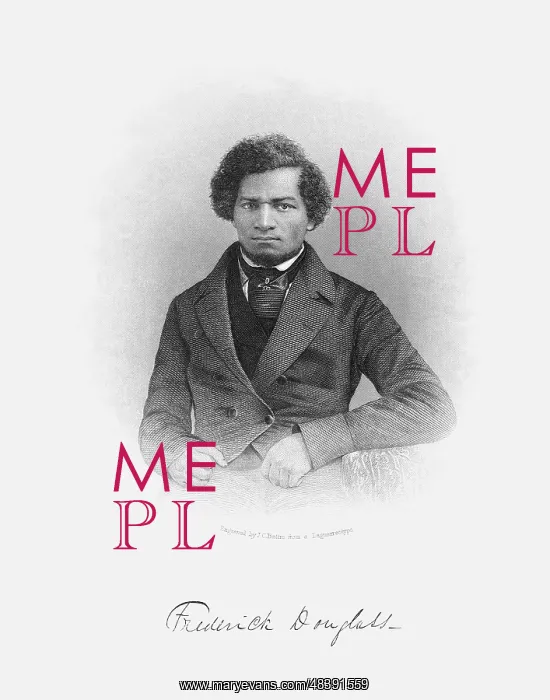 : Portrait of Frederick Douglass : Portrait of Frederick Douglass