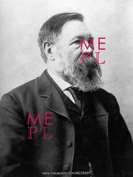 : Portrait of Friedrich Engels : Portrait of Friedrich Engels