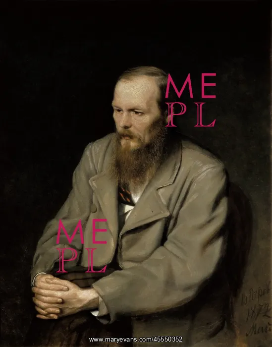 : Portrait of Fyodor Dostoyevsky : Portrait of Fyodor Dostoyevsky