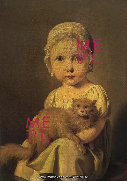 : Portrait of Gabrielle Arnauld as a Child, by Boilly : Portrait of Gabrielle Arnauld as a Child, by Boilly