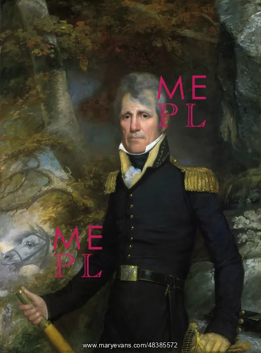 : Portrait of General Andrew Jackson in military : Portrait of General Andrew Jackson in military