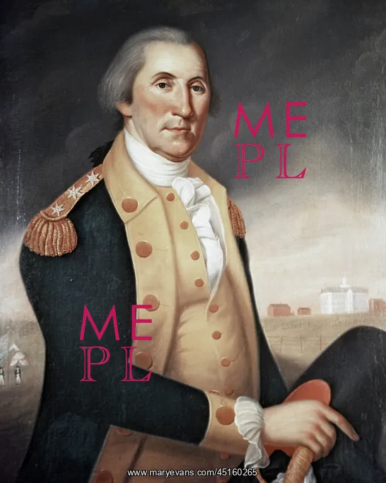 : Portrait General George Washington in Uniform : Portrait General George Washington in Uniform
