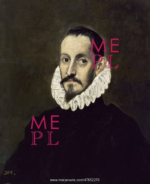 : Portrait of a Gentleman, by El Greco : Portrait of a Gentleman, by El Greco