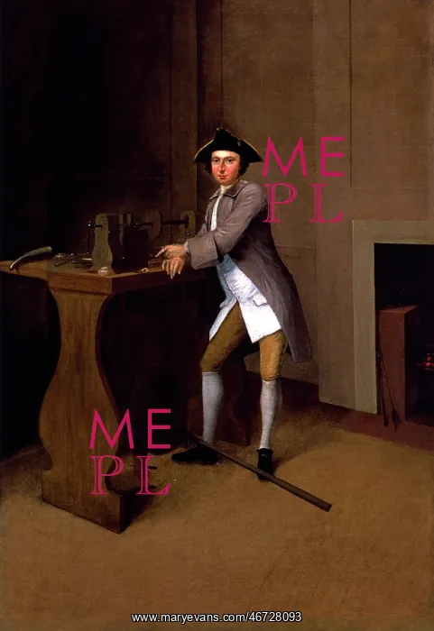 : Portrait of a gentleman in an interior, at a lathe : Portrait of a gentleman in an interior, at a lathe
