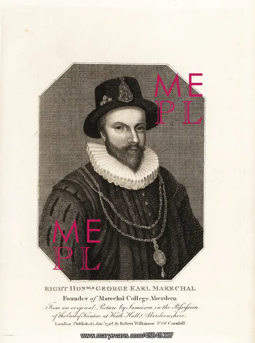 : Portrait of George Keith, 4th Earl Marechal, c. 1553-1623 : Portrait of George Keith, 4th Earl Marechal, c. 1553-1623