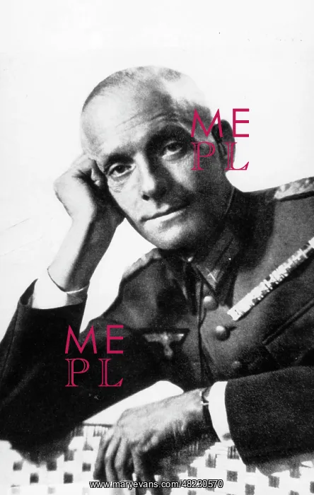 : Portrait of German Army general Hans Oster : Portrait of German Army general Hans Oster