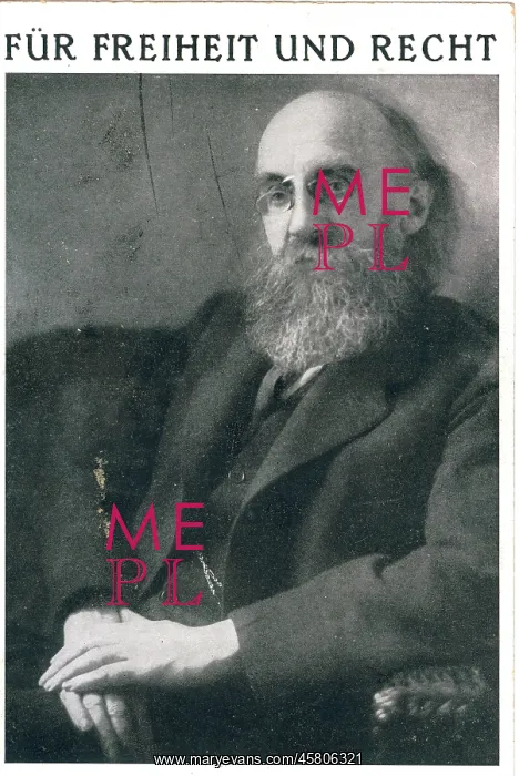 : Portrait of German Prime Minister Kurt Eisner : Portrait of German Prime Minister Kurt Eisner