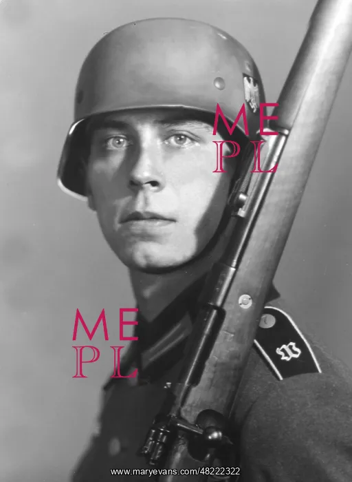 : Portrait of a German soldier : Portrait of a German soldier