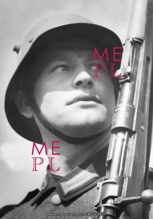 : Portrait of a German soldier : Portrait of a German soldier