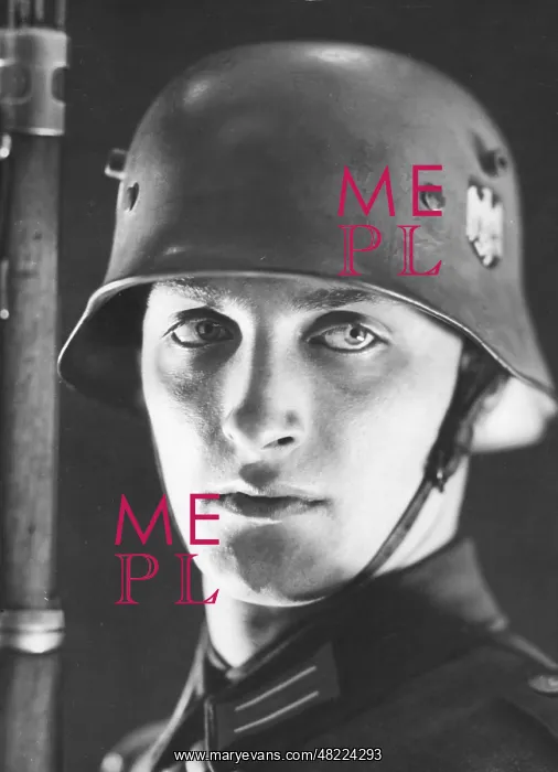 : Portrait of a German soldier : Portrait of a German soldier