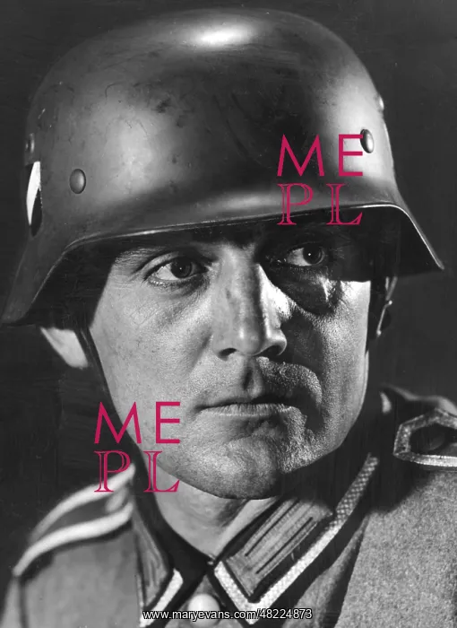 : Portrait of a German soldier : Portrait of a German soldier